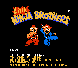 Little Ninja Brothers (USA)